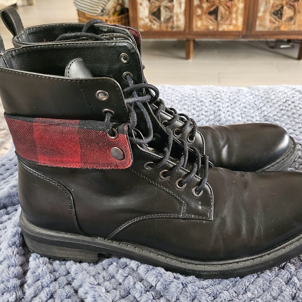 Unlisted Turn Boots Mens 12 M Riding, Grunge Military.